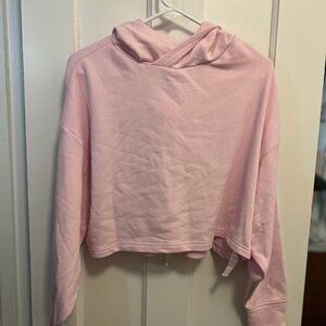 fabletics eco conscious crop sweatshirt lavender sz XXS